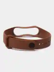 Коричневый силиконовый ремешок Xiaomi Mi Band 3, Mi Band 4 (Сяоми Ми Бэнд 3, Ми Бэнд 4)
