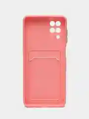 Конфетный чехол Samsung Galaxy A12 / M12, силиконовый, с карманом для карты