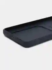 Индиго чехол Samsung Galaxy S21 FE, Самсунг Галакси С21 ФЕ силиконовый, с карманом для карты