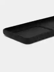 Угольный чехол Samsung Galaxy S21 FE, Самсунг Галакси С21 ФЕ силиконовый, с карманом для карты