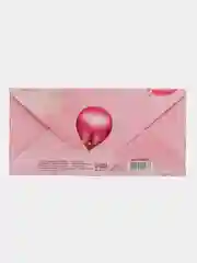 Коралловый меланж конверт-открытка для денег подарочный "С днём рождения!", 78 видов