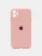 Кремовый чехол силиконовый для iPhone 7, 8, 11, 12, 13, 14, XR, SE, X, XS, Pro, Max, Plus