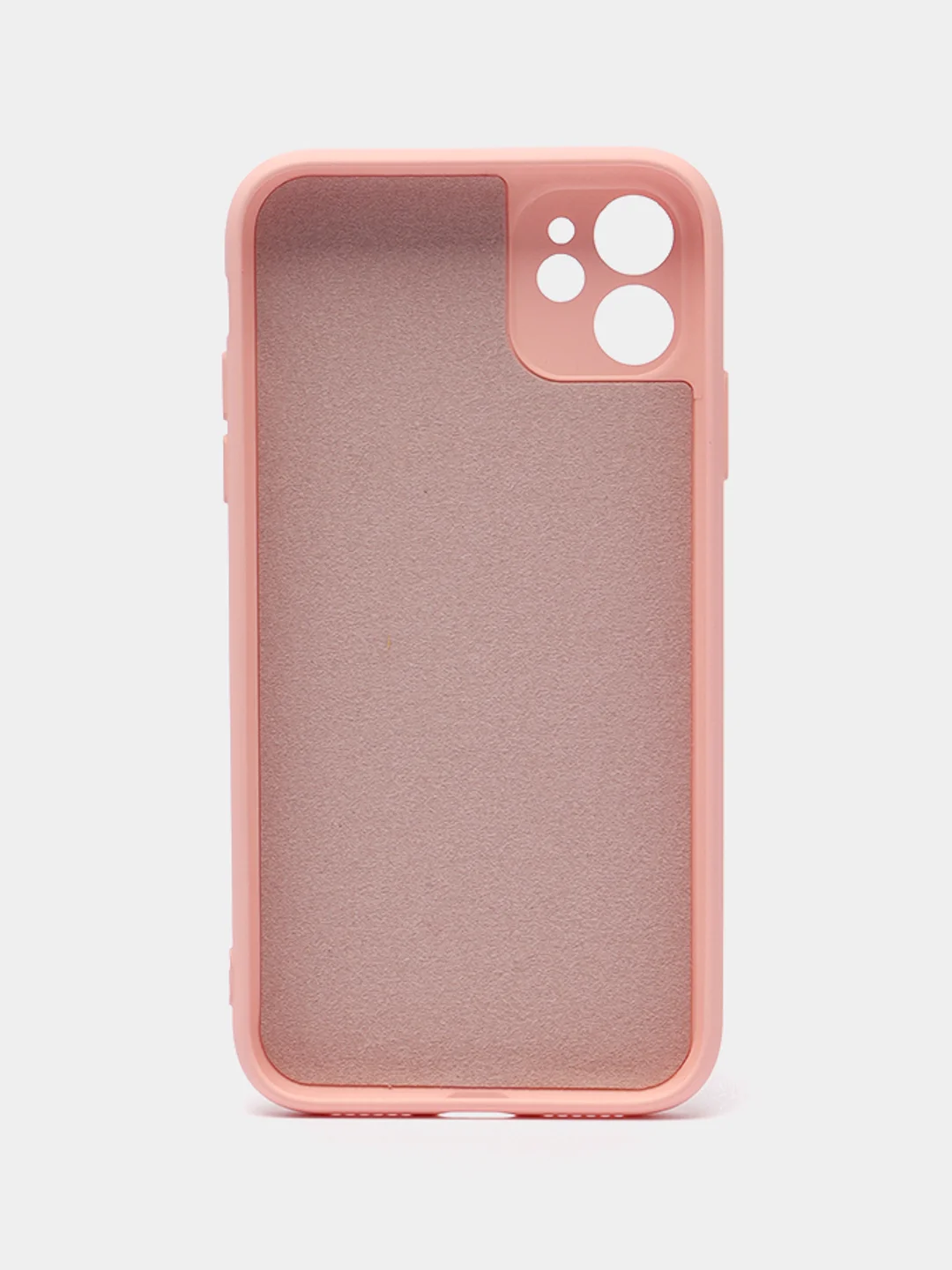 Кремовый чехол силиконовый для iPhone 7, 8, 11, 12, 13, 14, XR, SE, X, XS, Pro, Max, Plus