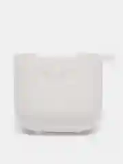 Белый силиконовый чехол для наушников AirPods 1, 2, с карабином