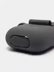 Угольный силиконовый чехол для наушников AirPods 1, 2, с карабином
