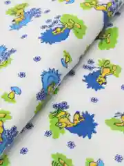 Синий меланж пеленка фланелевая