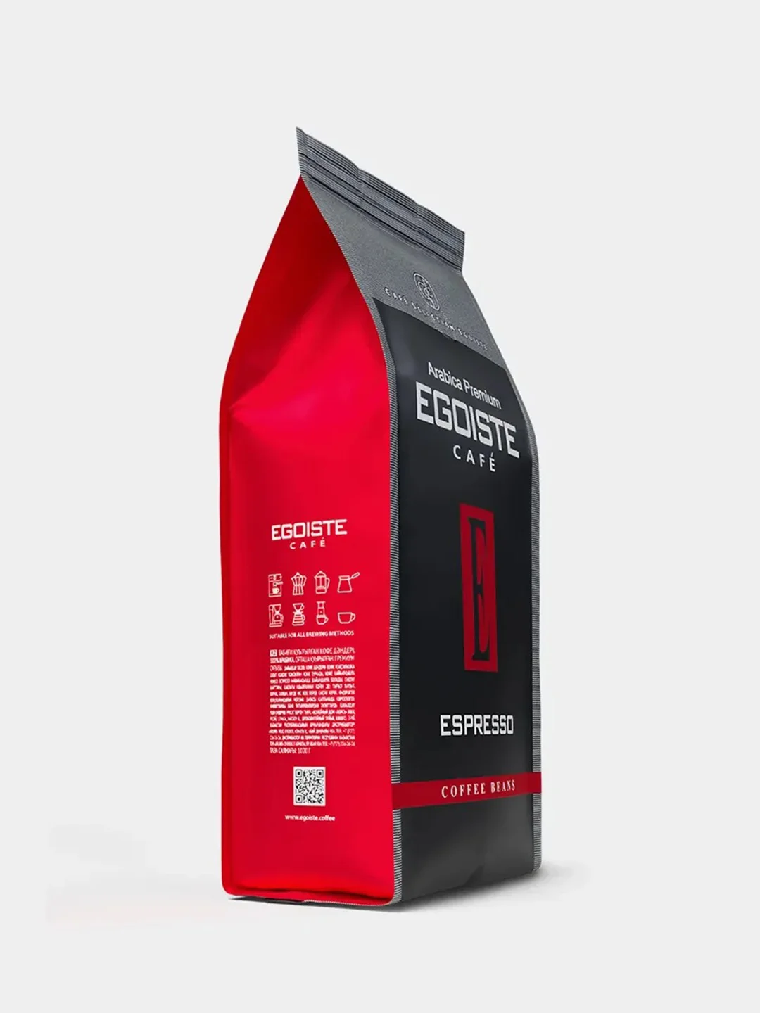 Кофе в зернах EGOISTE Espresso, полимерная упаковка, 1 кг