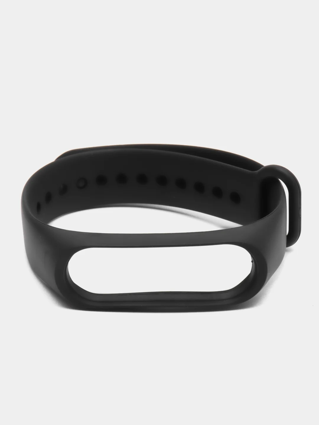 Черный силиконовый ремешок для Xiaomi Mi Band 7