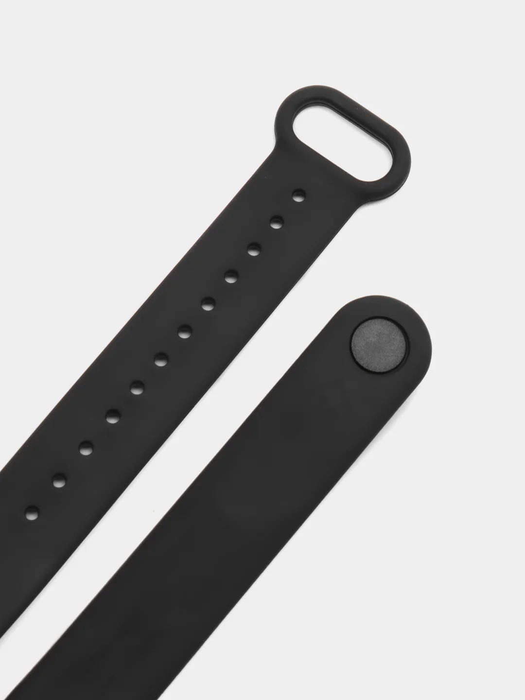Черный силиконовый ремешок для Xiaomi Mi Band 7
