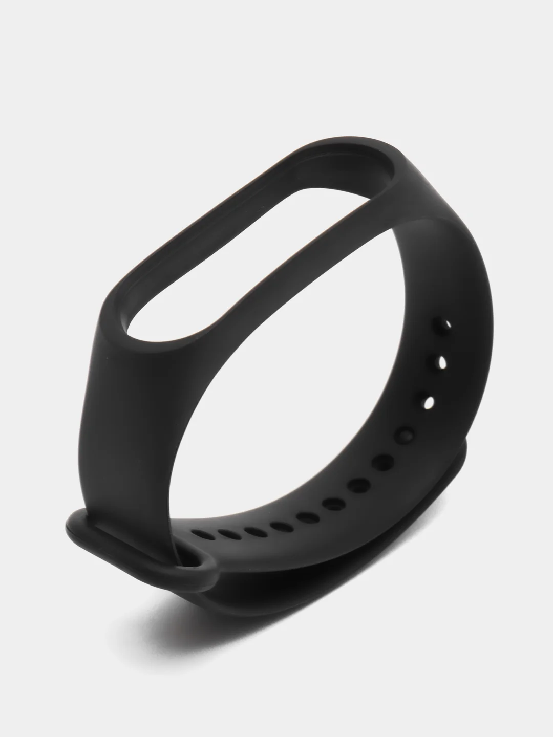 Черный силиконовый ремешок для Xiaomi Mi Band 7