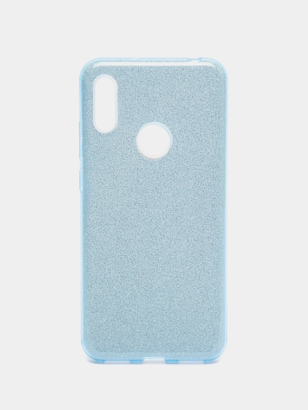 Голубой силиконовый чехол для Honor10I/10Lite/7A/Y518/7APro/Y6(18)/Y6(19)/8A/10c, с блестками