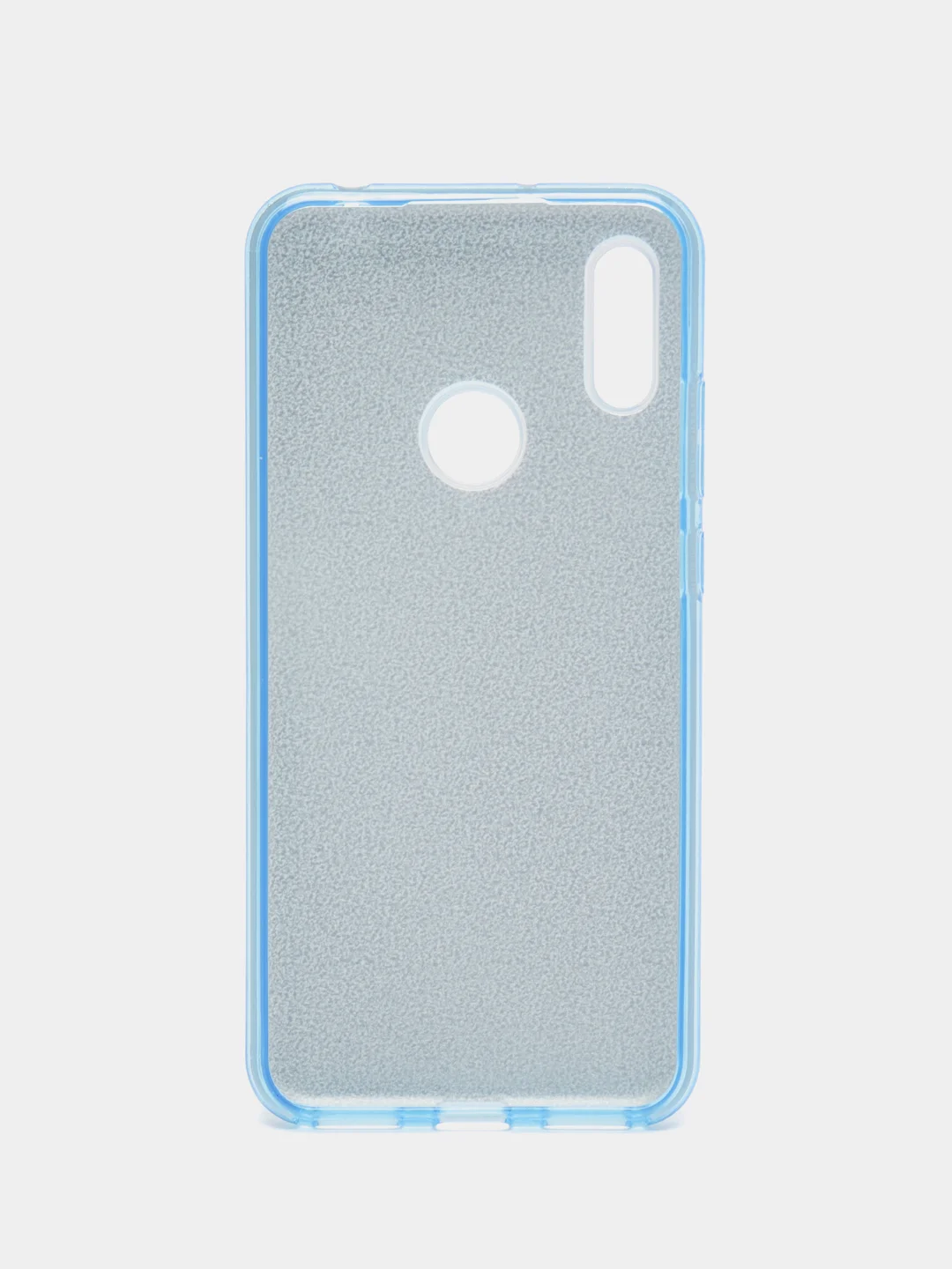Голубой силиконовый чехол для Honor10I/10Lite/7A/Y518/7APro/Y6(18)/Y6(19)/8A/10c, с блестками