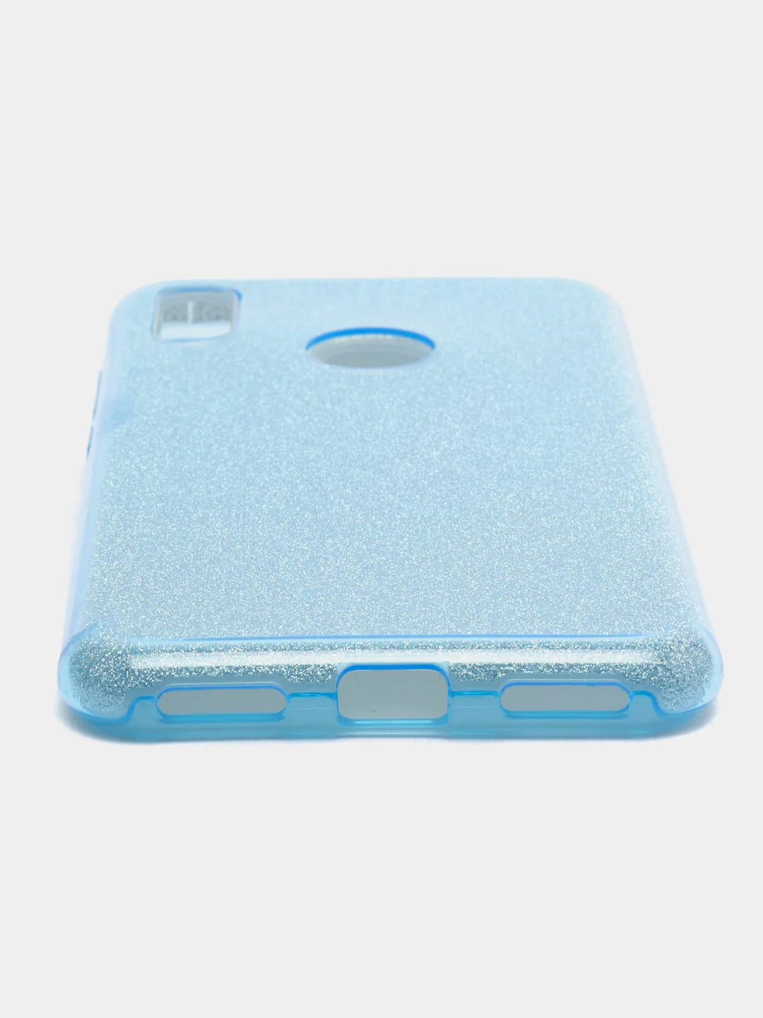 Голубой силиконовый чехол для Honor10I/10Lite/7A/Y518/7APro/Y6(18)/Y6(19)/8A/10c, с блестками