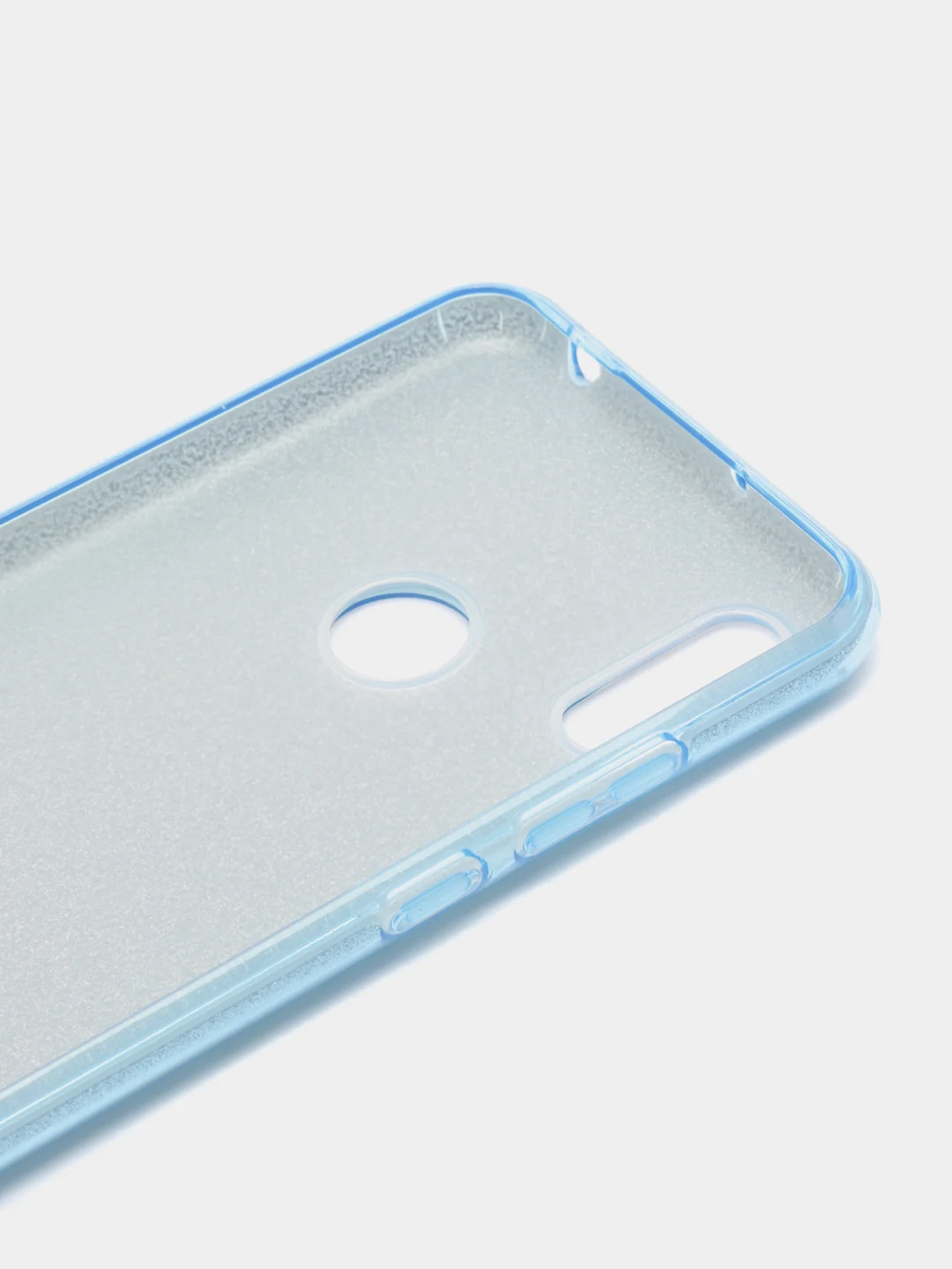 Голубой силиконовый чехол для Honor10I/10Lite/7A/Y518/7APro/Y6(18)/Y6(19)/8A/10c, с блестками