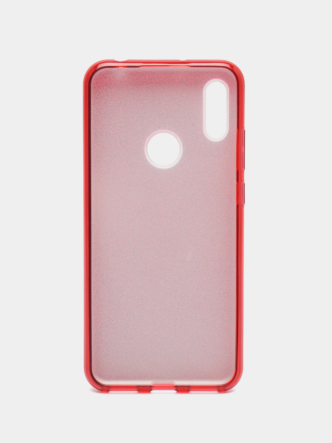 Красный силиконовый чехол для Honor10I/10Lite/7A/Y518/7APro/Y6(18)/Y6(19)/8A/10c, с блестками