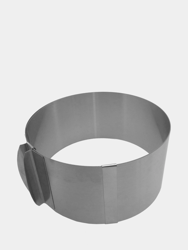 Разъемная форма для выпечки и сборки торта, раздвижная, 16-30 см. 8,5см высота