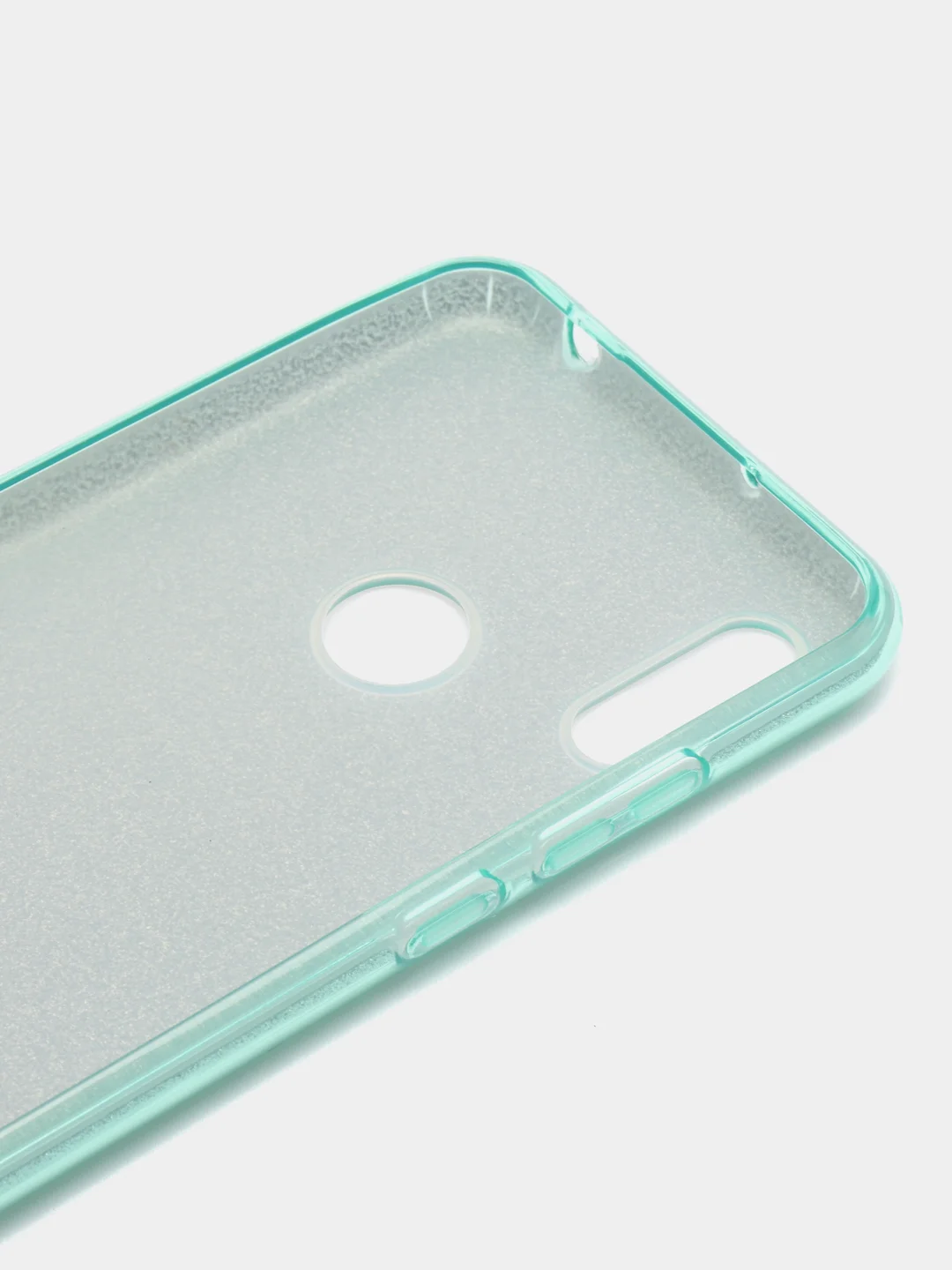 Бирюзовый силиконовый чехол для Honor10I/10Lite/7A/Y518/7APro/Y6(18)/Y6(19)/8A/10c, с блестками