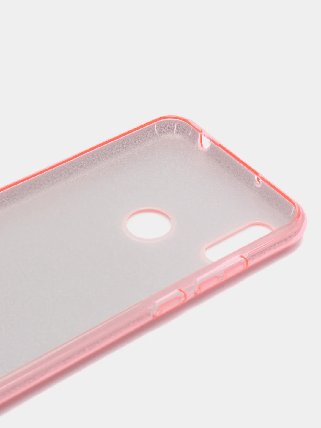 Розовый силиконовый чехол для Honor10I/10Lite/7A/Y518/7APro/Y6(18)/Y6(19)/8A/10c, с блестками
