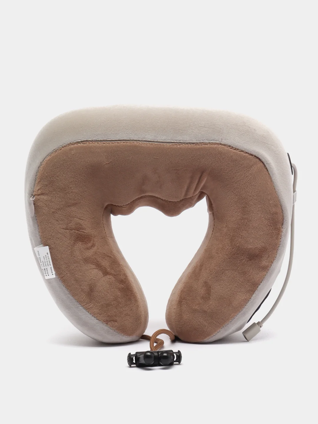 Коричневый массажная подушка для шеи U-Shaped Massage Pillow, туристическая