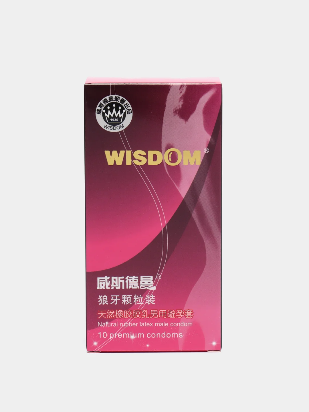 Розовый презервативы латексные WISDOM
