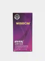 Фиолетовый презервативы латексные WISDOM