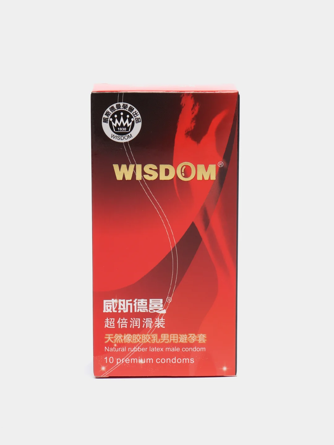 Красный презервативы латексные WISDOM