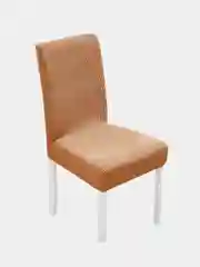 Карамельный чехол для стула со спинкой