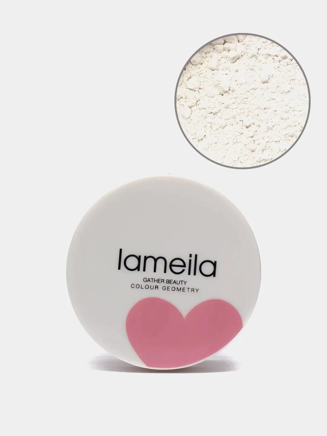 Белый пудра для лица минеральная Lameila, 3 цвета