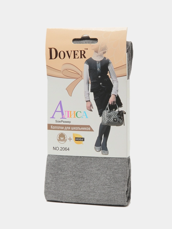 Колготки для девочек однотонные школьные детские Dover Алиса