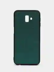 Зеленый чехол накладка для Samsung Galaxy J6+