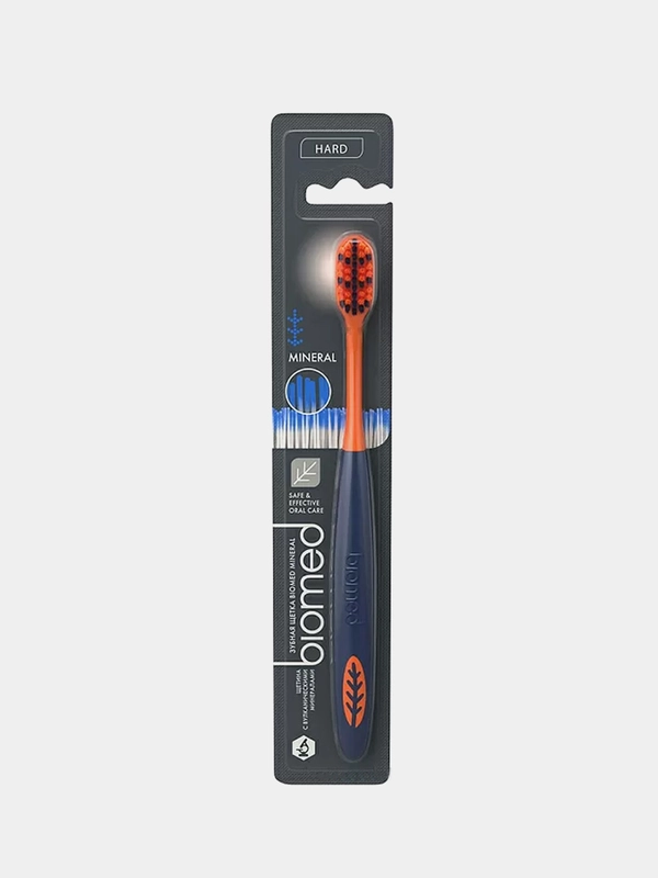 Зубная щетка BIOMED Mineral, жесткая щетина