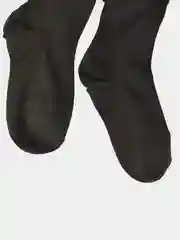 Черный теплые женские колготки Амалия, кашемир, шерсть