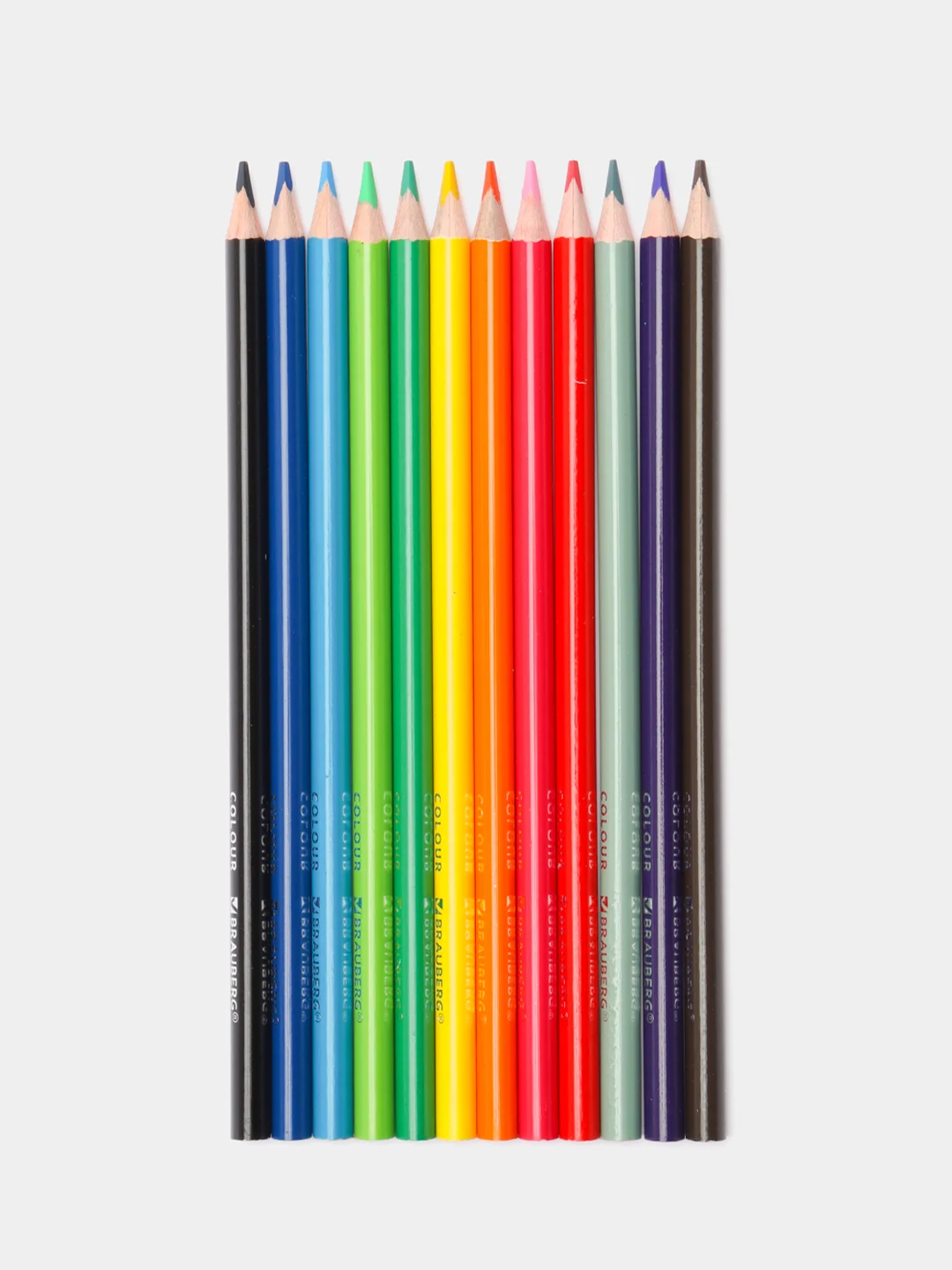 Карандаши цветные BRAUBERG PREMIUM, 12 цветов