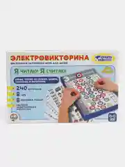 Игра настольная "Электровикторина "Я читаю, я считаю"
