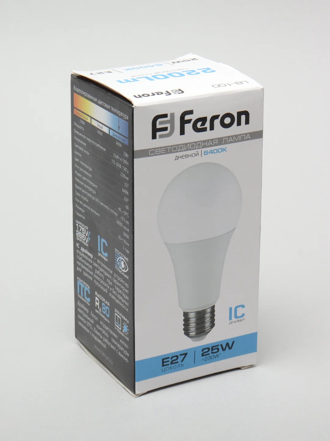 Лампа светодиодная Feron LB-100, 25W, цоколь E27