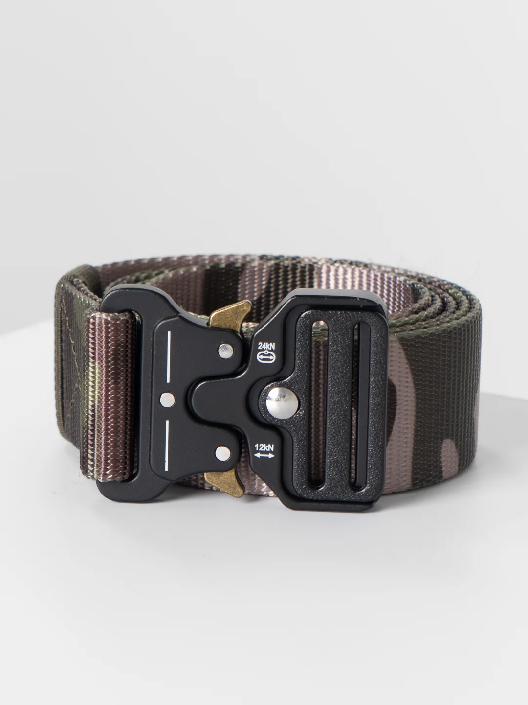 Хаки тактический ремень "Кобра Tactical Belt" с металлической пряжкой, 125 см