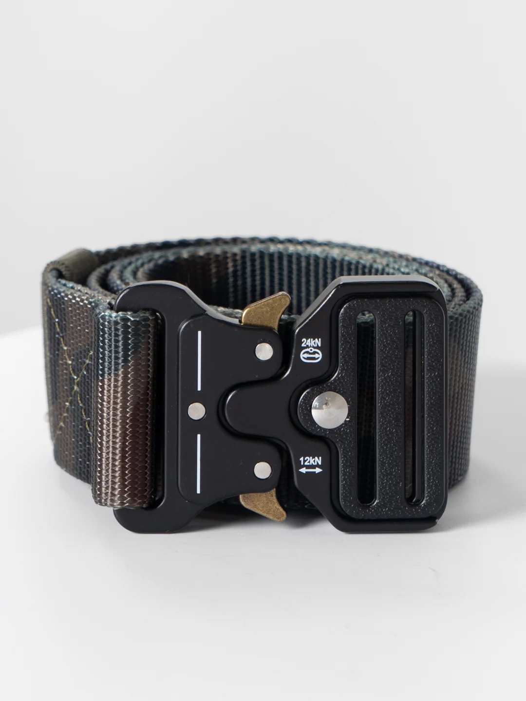 Зелёный хаки тактический ремень "Кобра Tactical Belt" с металлической пряжкой, 125 см