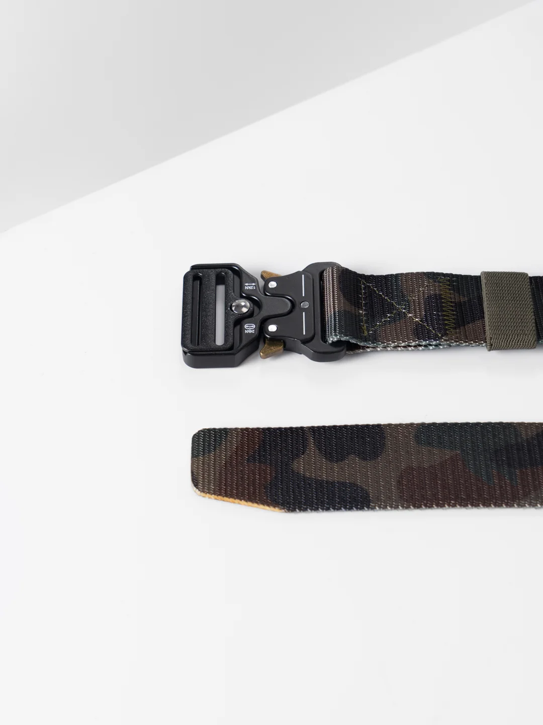 Зелёный хаки тактический ремень "Кобра Tactical Belt" с металлической пряжкой, 125 см