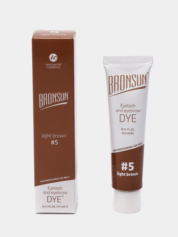 Краска Bronsun для бровей и ресниц, 15 мл