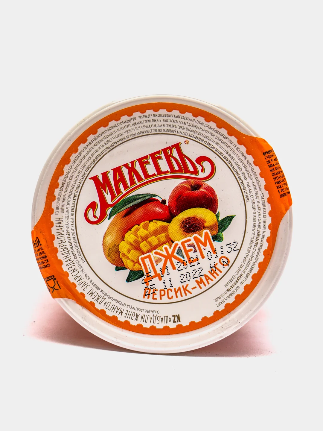 Джем Махеевъ "Персик и Манго", в стеклянном стакане, 400 г