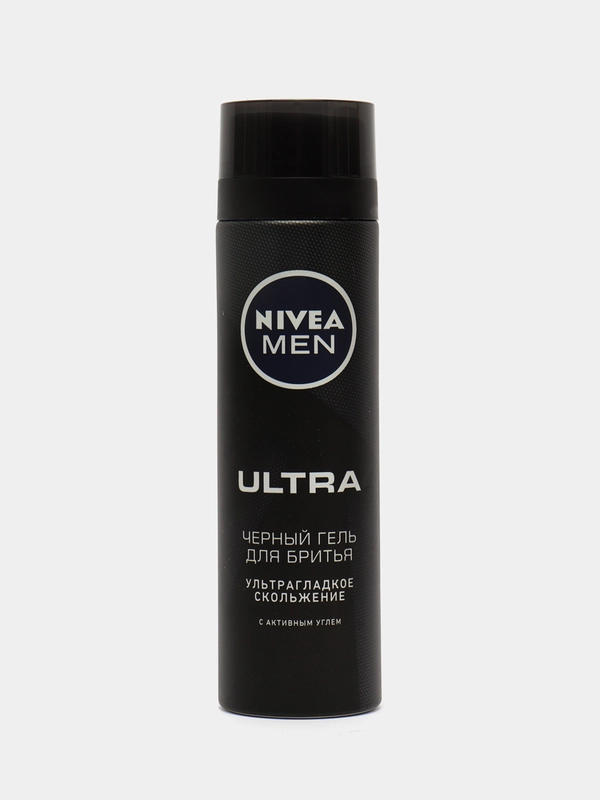 Гель для бритья NIVEA MEN "ULTRA", черный, 200 мл