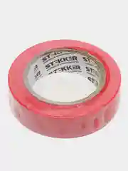 Красный изоляционная лента 0.13*15 мм, STEKKER INTP01315