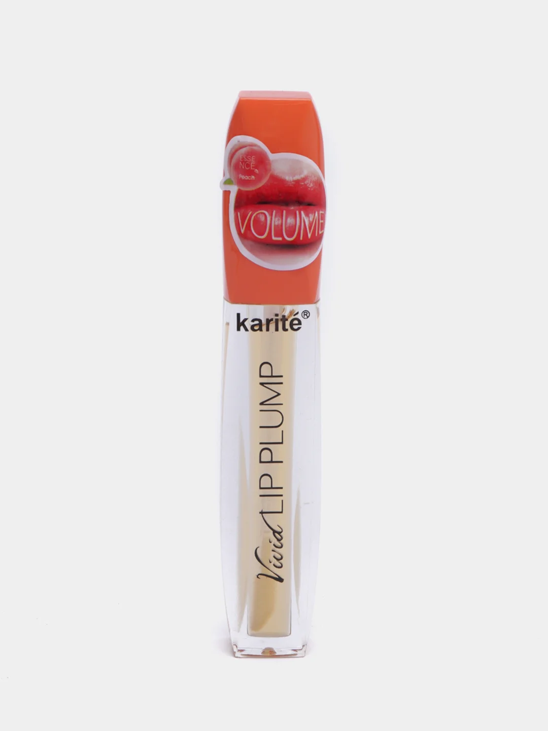 Оранжевый блеск губ, для увелечения губ Karite LIP PLUMP прозрачный