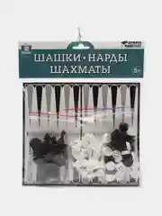 Игра настольная "Шашки. Нарды. Шахматы"