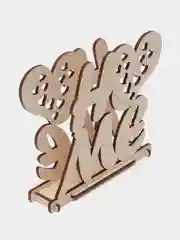 Салфетница деревянная HOME