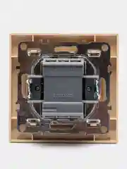 Бежевый выключатель серии Эрна 220V, 10А STEKKER