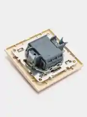 Бежевый выключатель серии Эрна 220V, 10А STEKKER