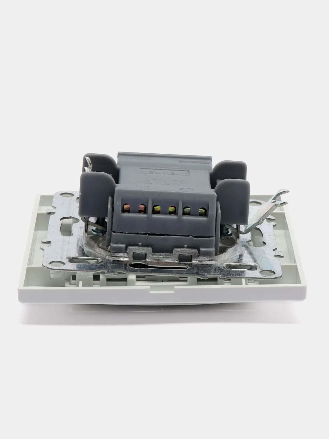 Белый выключатель серии Эрна 220V, 10А STEKKER