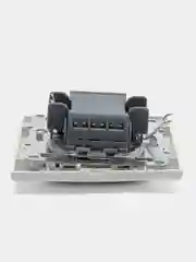Белый выключатель серии Эрна 220V, 10А STEKKER
