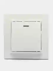 Белый выключатель серии Эрна 220V, 10А STEKKER